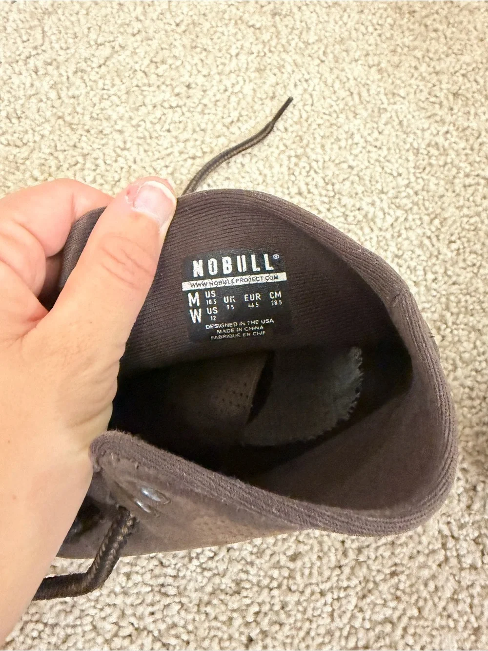 NOBULL Men's Brown Perforated Chukka Boots